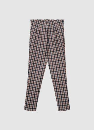 Leggings lunghi a quadri