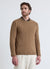 Maglione girocollo effetto ciniglia