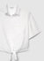 Plain-colour shirt with knot detail