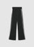 Leggings lunghi a zampa con inserto in pizzo