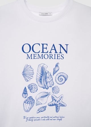 T-shirt with sea print