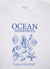 T-shirt with sea print