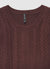 Cable-knit body with long sleeves