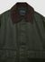 Waxed jacket with contrasting collar