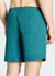 Unifarbene Badeshorts mit Kordelzug