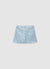 Mini-jupe en denim avec applications de paillettes