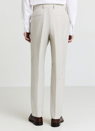 Plain-coloured suit trousers