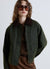 Waxed jacket with contrasting collar