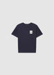 T-shirt con patch e scritta - XS