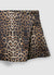 Hosenrock aus Satinimitat mit Animal-Print