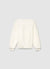 Sweatshirt mit Schriftzug und Plüschärmeln