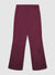 Solid colour cropped flare trousers