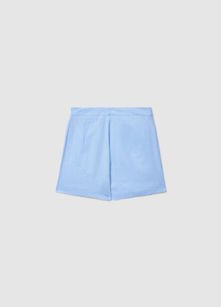 Skort with side buttons