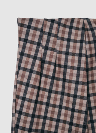 Leggings lunghi a quadri