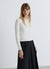 Cable-knit cardigan with buttons