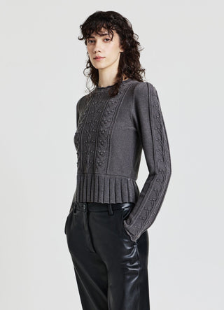Maglia con lavorazione