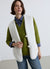 Gilet effetto peluche con alamari