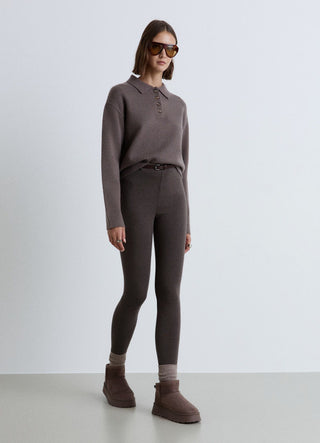 Leggings longs avec ceinture
