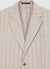 Pinstriped single-breasted jacket