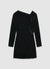Vestito corto ciniglia pois