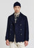 Double-breasted coat in cloth