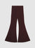 Leggings mit weitem Bein in Uni-Farbe