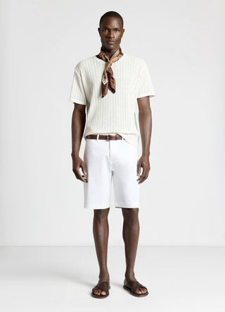 Plain-colour chino shorts