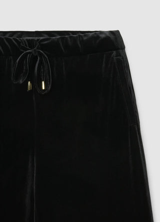 Pantalon palazzo avec cordon de serrage