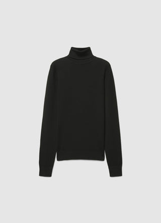Maglia dolcevita a tinta unita