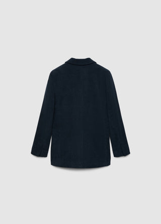 Veste croisée en velours côtelé