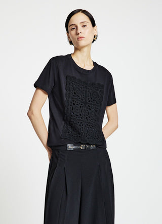 T-shirt passamaneria crochet