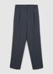 Pantaloni con pince e vita elasticizzata - XS