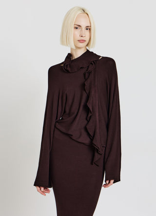 Maglia con rouches