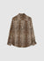 Camicia simil satin animalier
