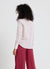 Camicia a righe con collo coreano