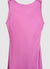 Vestito lungo similsatin con schiena scollata e fiocco