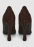 Pointed high-heeled court shoes