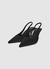Einfarbige Slingback-Pumps