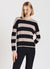 Gestreifter Strickpullover