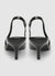 Slingback a punta con tacco medio