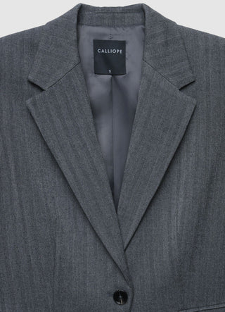 Veste croisée à épines