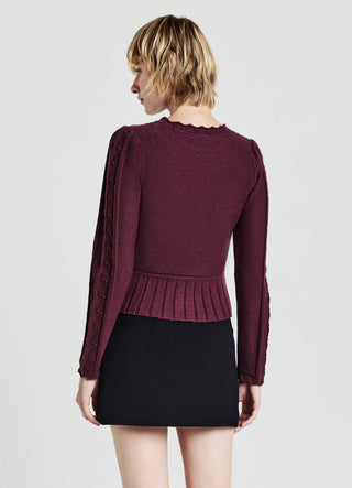 Maglia con lavorazione