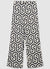 Pantaloni palazzo a fantasia geometrica