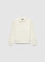 Serafino-Sweatshirt mit Kragen