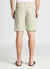 Striped bermuda shorts with cuffed hems