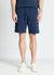 Einfarbige Sportshorts mit Kordelzug