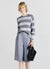 Ribbed striped jumper