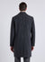Single-breasted coat with notch lapel collar