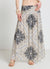 Langer Rock mit Bandana-Print