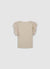 T-shirts with ruffle sleeves